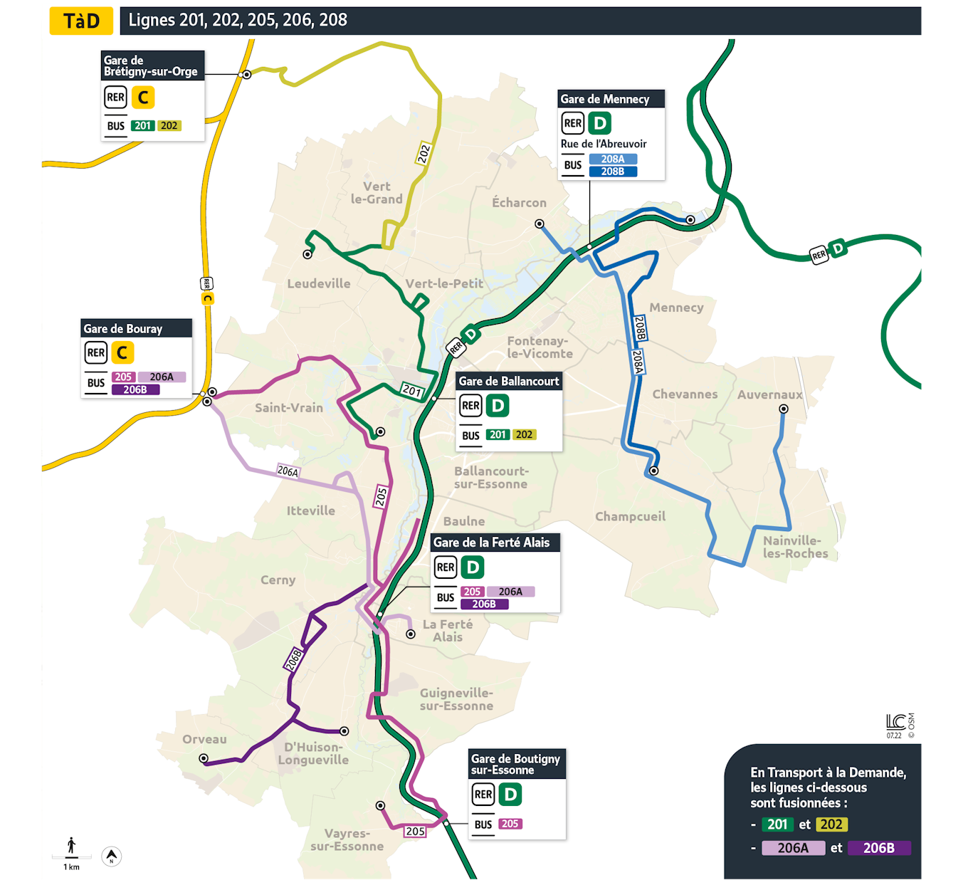 Mapeamento do transporte responsivo à demanda no perímetro CCVE