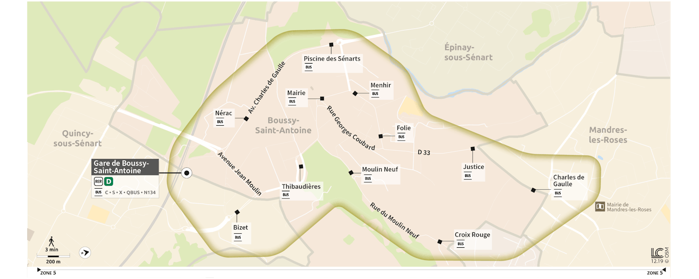 Plan Bus de Soirée Boussy-Saint-Antoine