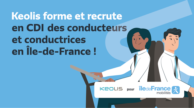 Keolis recrute des conducteurs et conductrices.