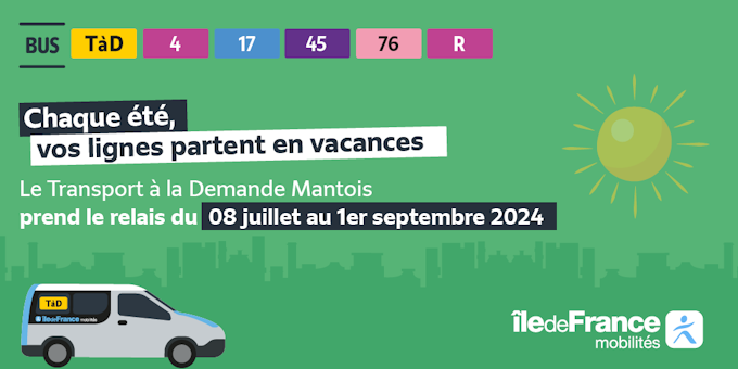 Information on Mantois on-demand transport
