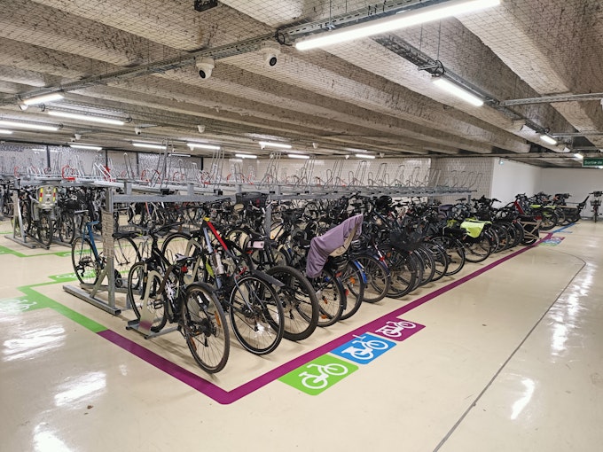Estacionamento de bicicletas