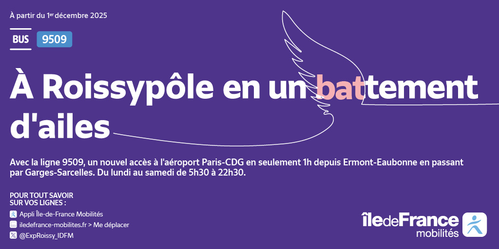 A Roissypôle en un battement d'ailes