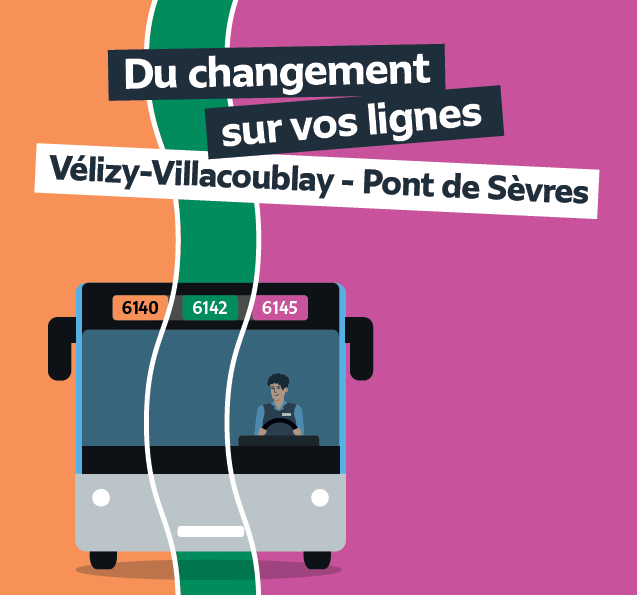 visuel illustrant les changements sur les lignes 6140, 6142, et 6145