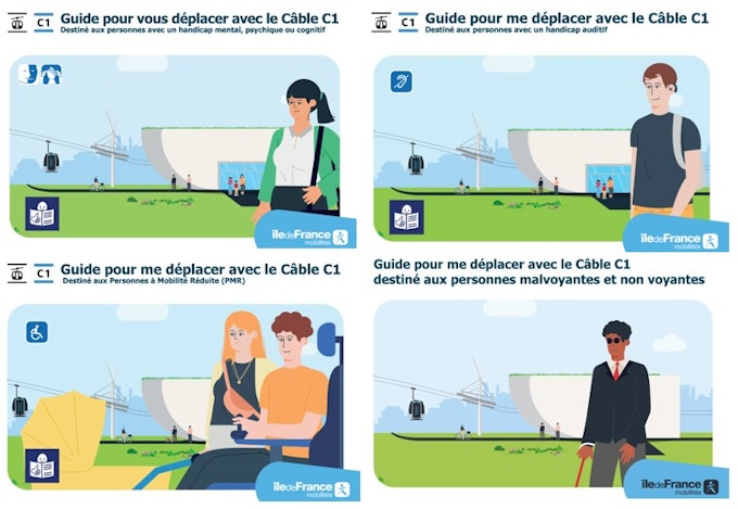 Découvrez les guides pour vous déplacer sur le Câble C1