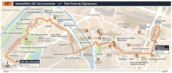 Ligne 137, ZAC des Louvresses