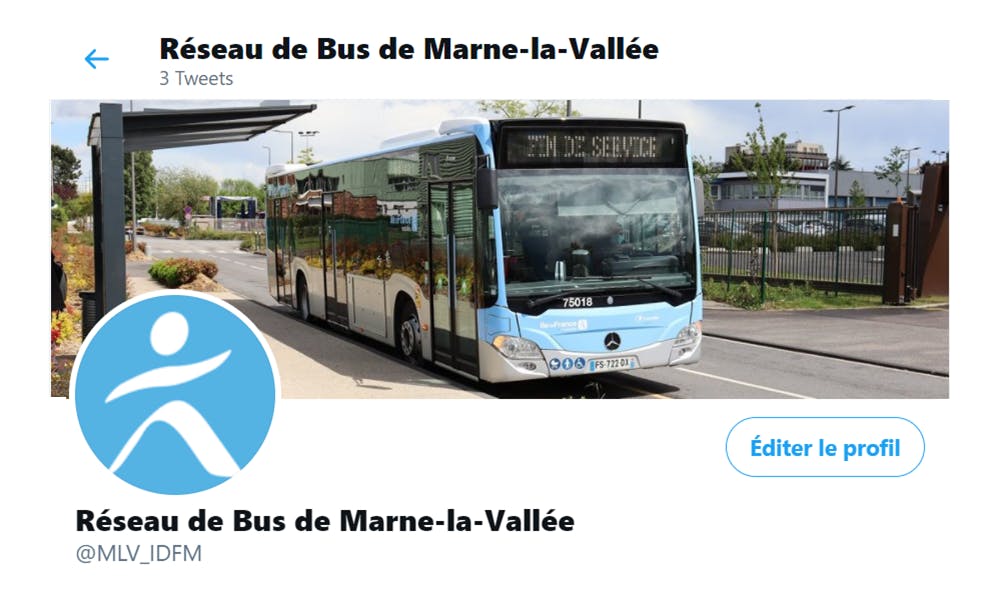 NOUVEAU votre réseau de bus de MarnelaVallée sur TWITTER ! ÎledeFrance Mobilités