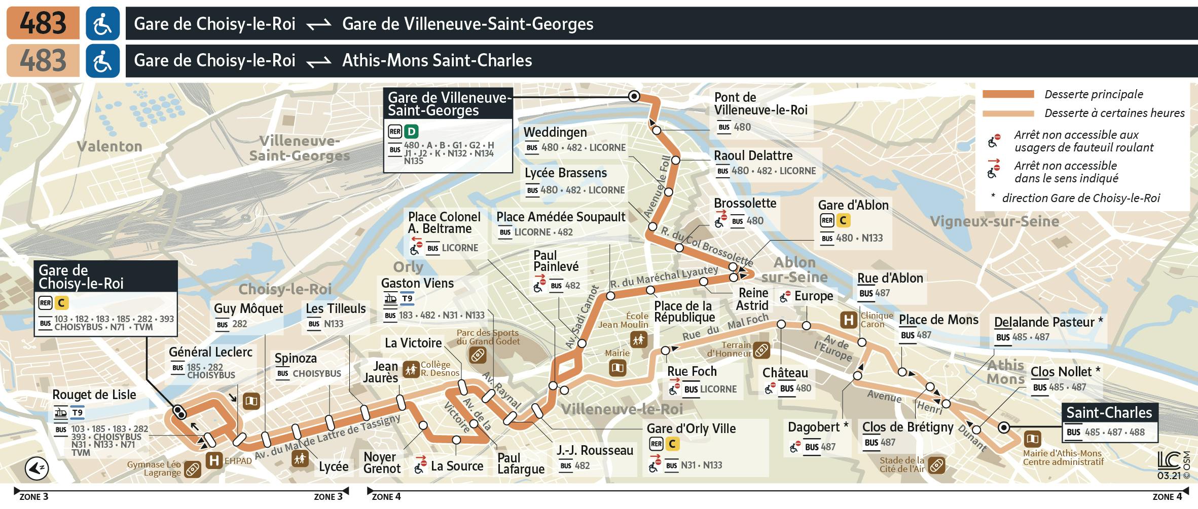 Vos bus 480 (exligne 8) et 483 (exligne 3) s'adaptent à votre rythme dès le 12 avril prochain