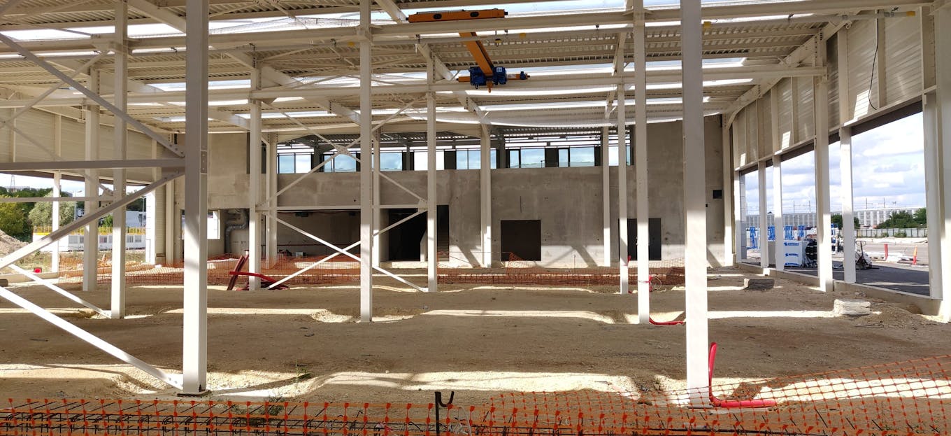 Les travaux de construction du futur COB