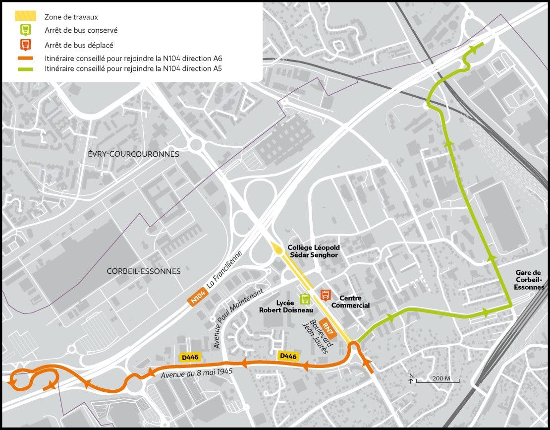 Plan des travaux