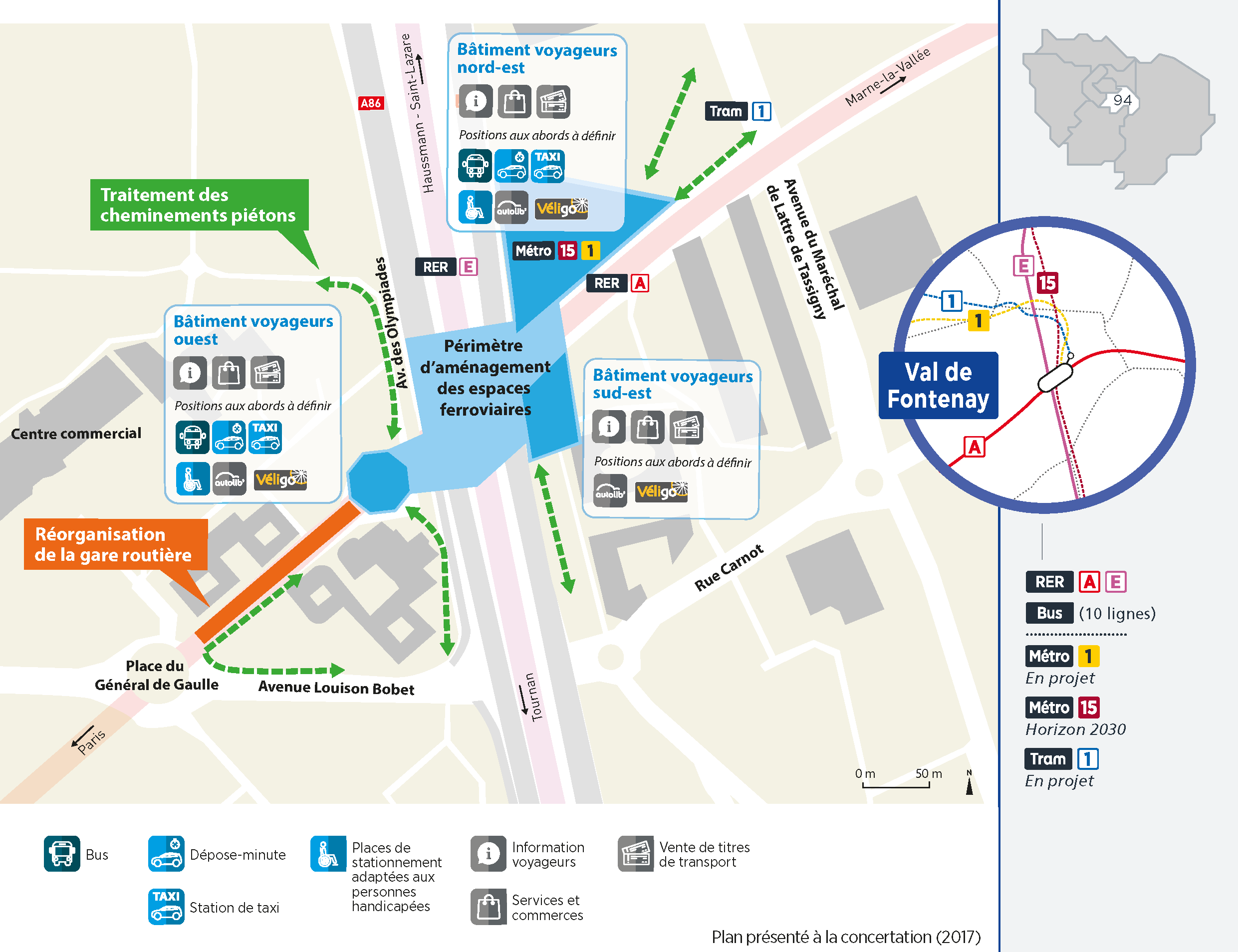 Projet Réaménagement de la gare ValdeFontenay
