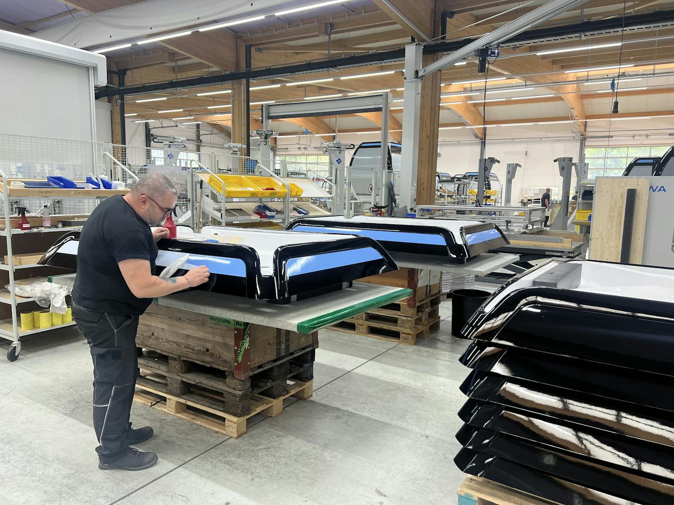 fabrication toit cabine