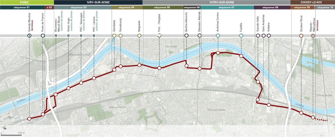 Synoptic map of the Tzen5 line