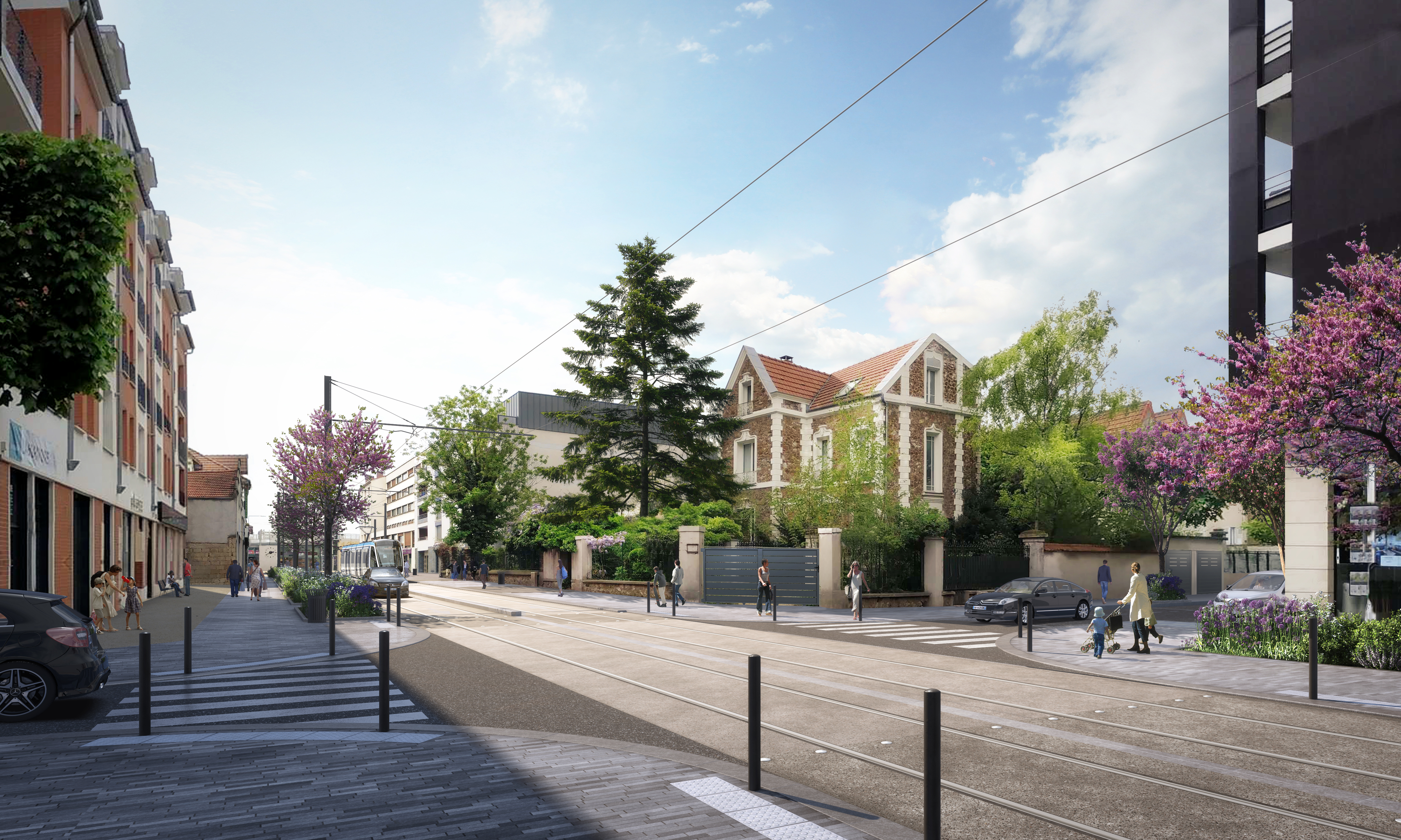 Tram T7 rue d'Estienne d'Orves