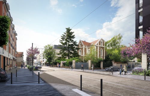 Tranvía T7 rue d'Estienne d'Orves