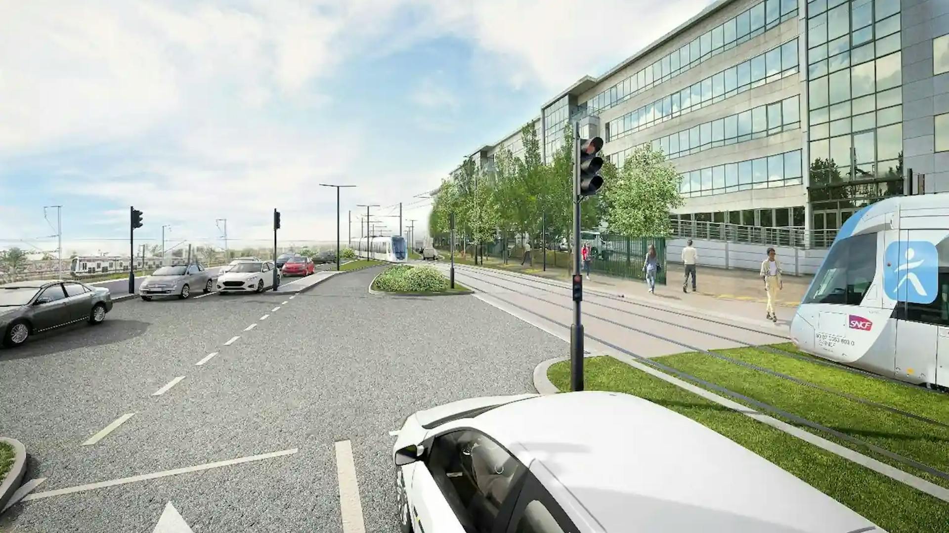 Boulevard de l'Europe a Poissy