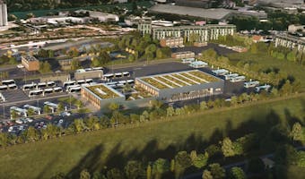 le futur dépôt-bus