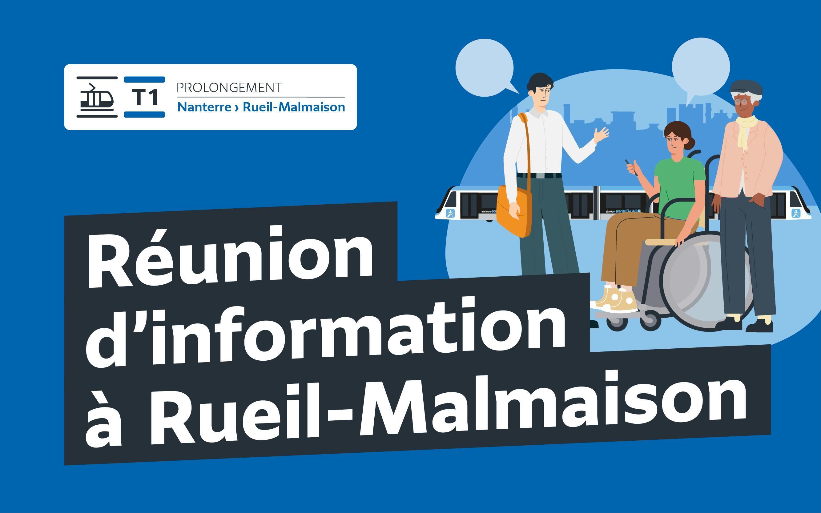 Visual da reunião informativa em Rueil-Malmaison