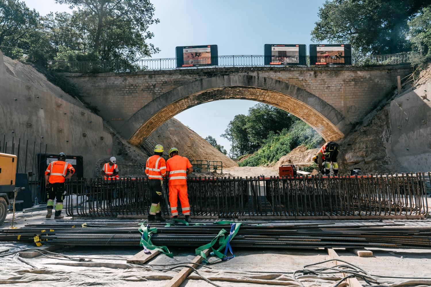 Travaux pont des volières