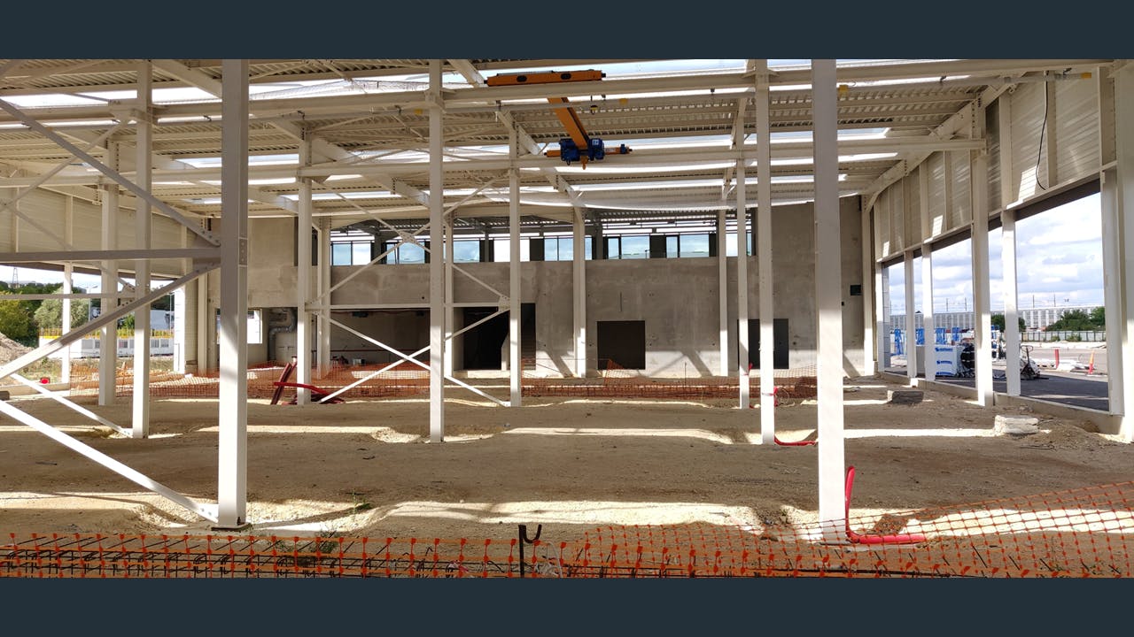 Les travaux de construction du futur centre opérationnel