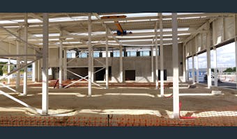 Les travaux de construction du futur centre opérationnel