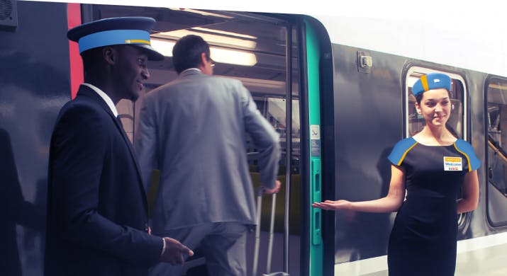 Accueil et entrée des voyageurs dans les transports en commun pendant les Jeux Olympiques