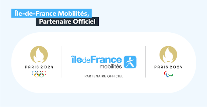 Île-de-France Mobilités, Partenaire Officiel des Jeux Olympiques et Paralympiques de Paris 2024
