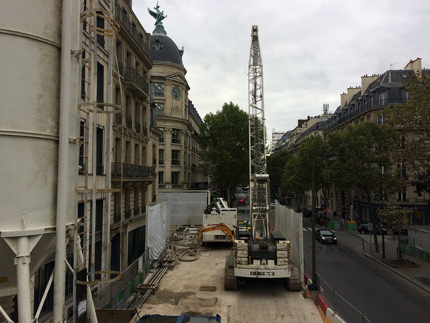 Perspective sur l'avancement des travaux dans le 8ème arrondissement de Paris