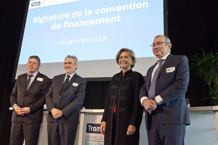Meeting des financeurs pour le tram 9