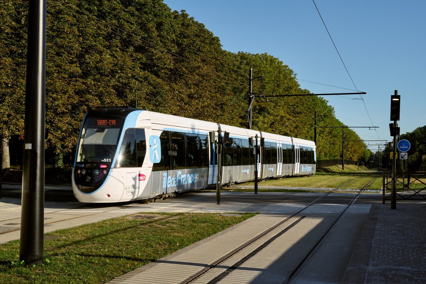 Straßenbahnlinie 13 in Saint-Germain en Laye