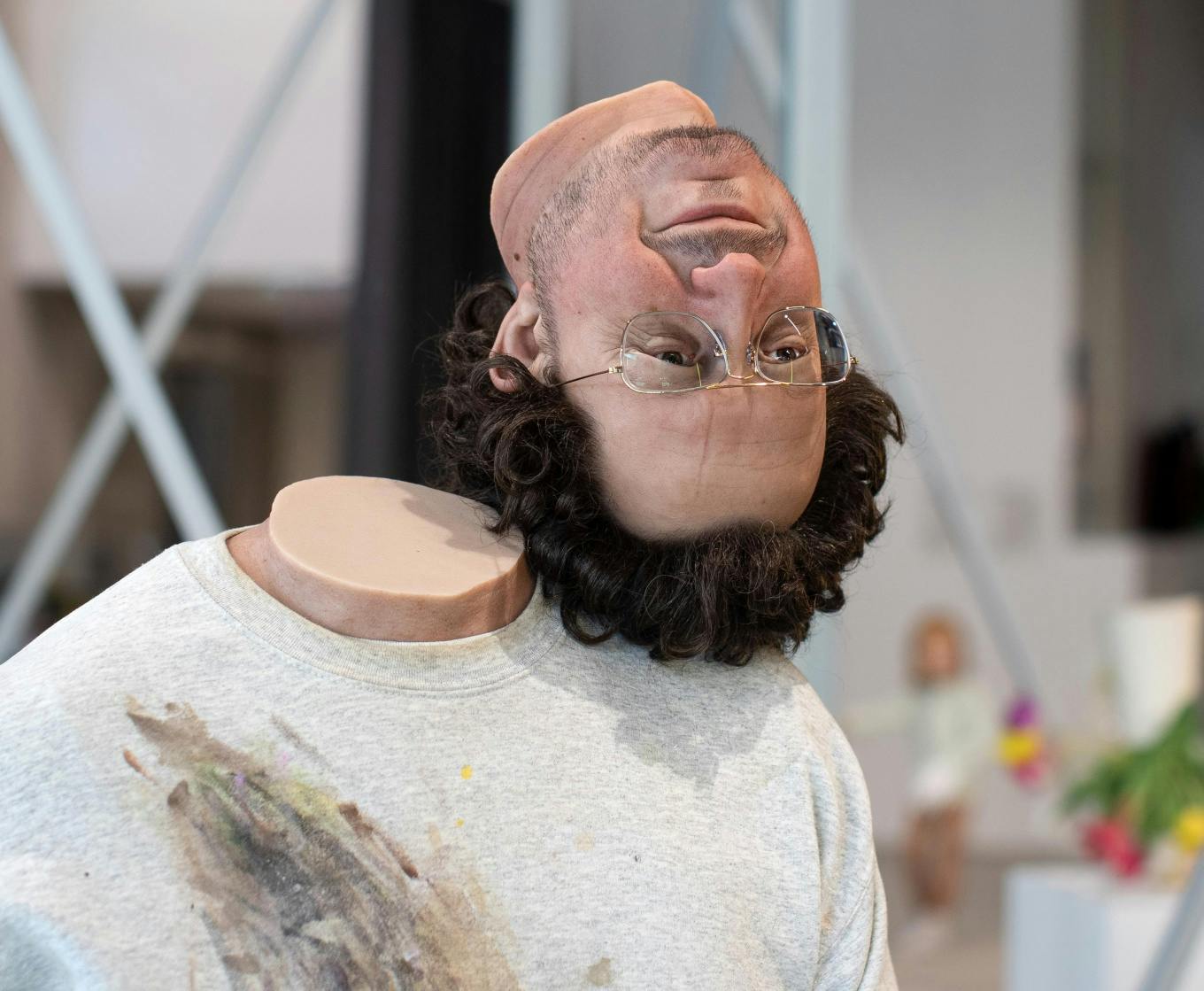 Artwork by Toni Matelli to be discovered during the exhibition Simulacra at the Magasins Généraux © Élise Augustynen
