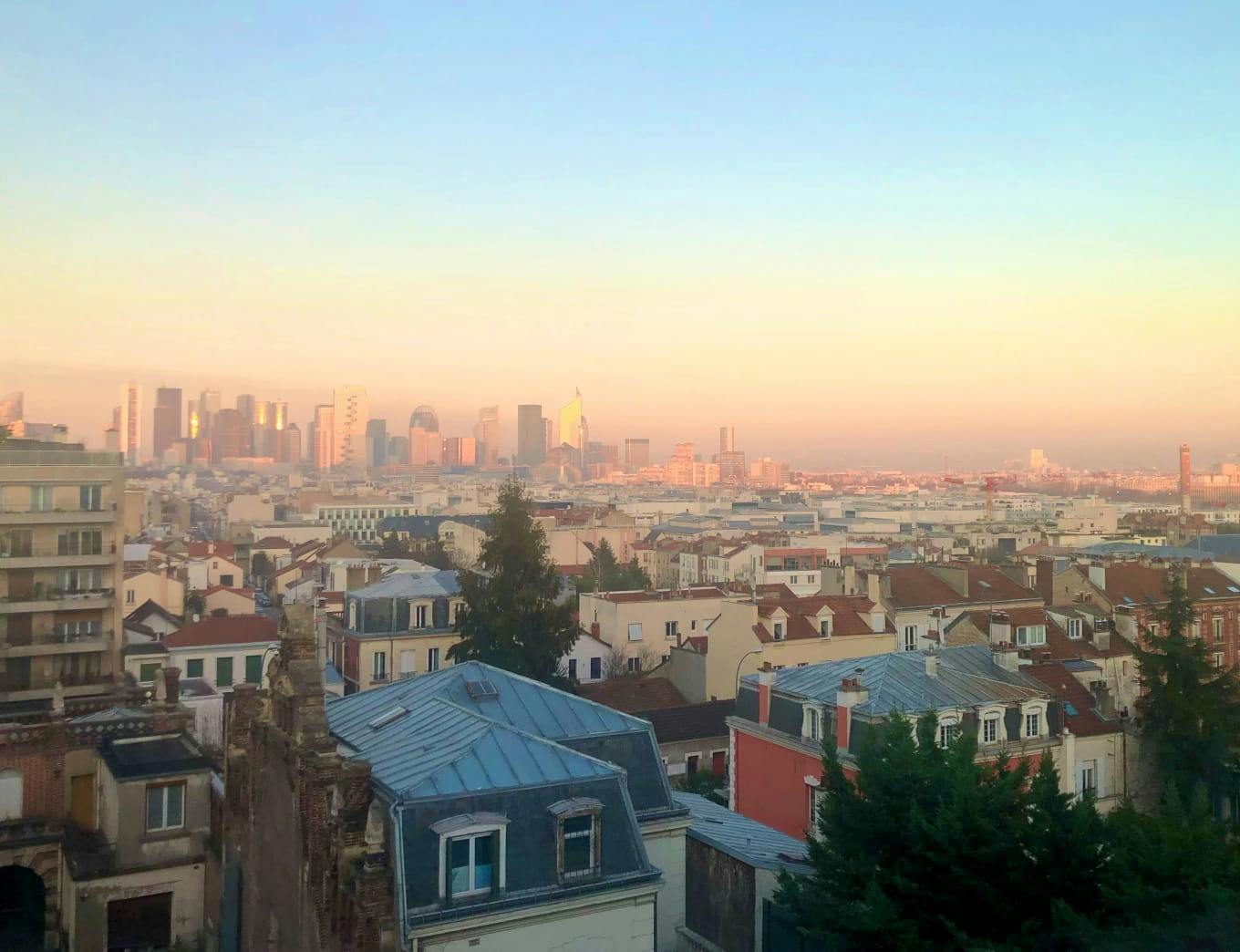 Vue sur Suresnes et La Défense