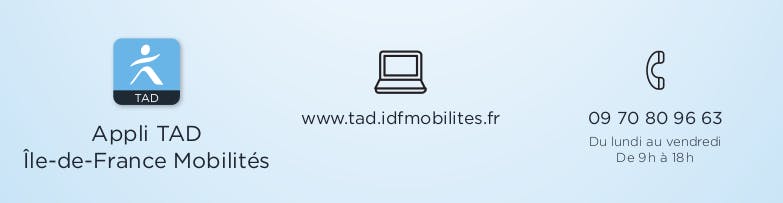 Infographie : Moyens de réservation TAD