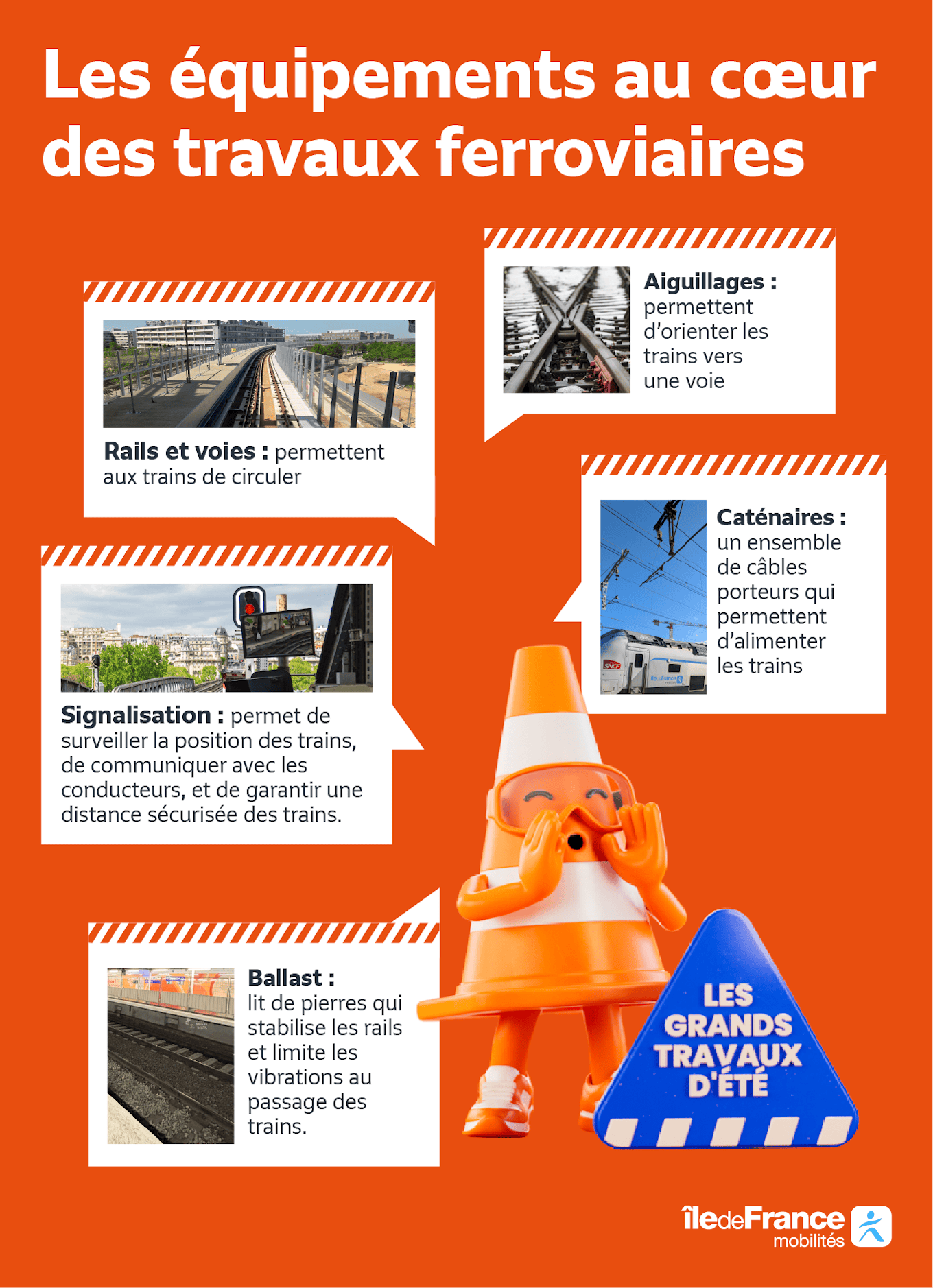 Les équipements au cœur des travaux ferroviaires