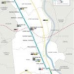 Tracé de la ligne Tram 9