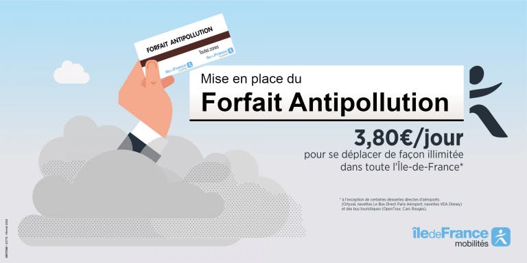 Infographie : le forfait antipollution à 3,80 par jour