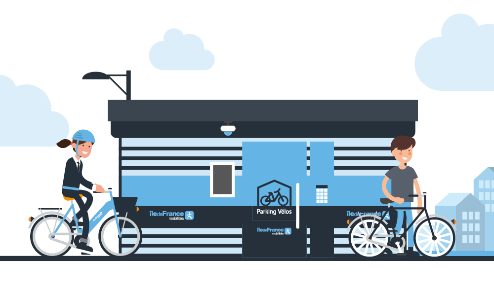 Parking vélos Île-de-France Mobilités