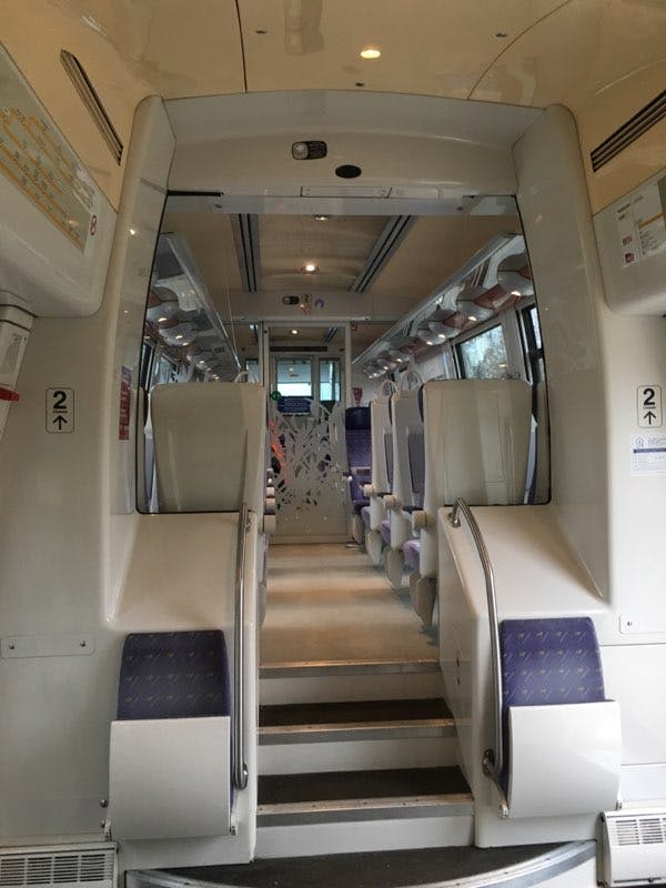 Intérieur rame AGC