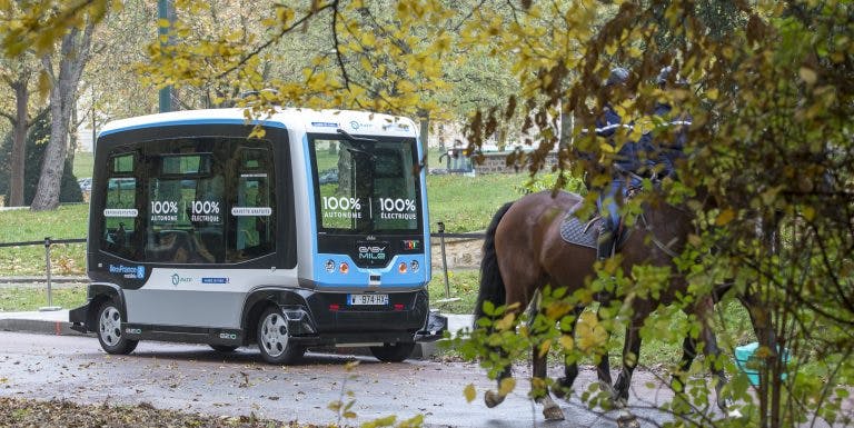 Navettes autonomes en expérimentation à Vincennes