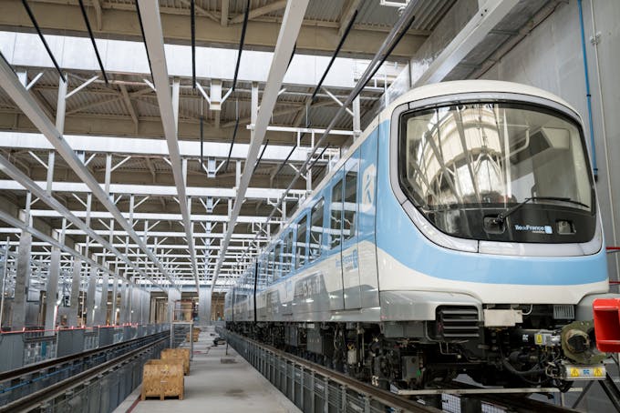 Une rame du future métro de la ligne 15 - ©Valentin Vella