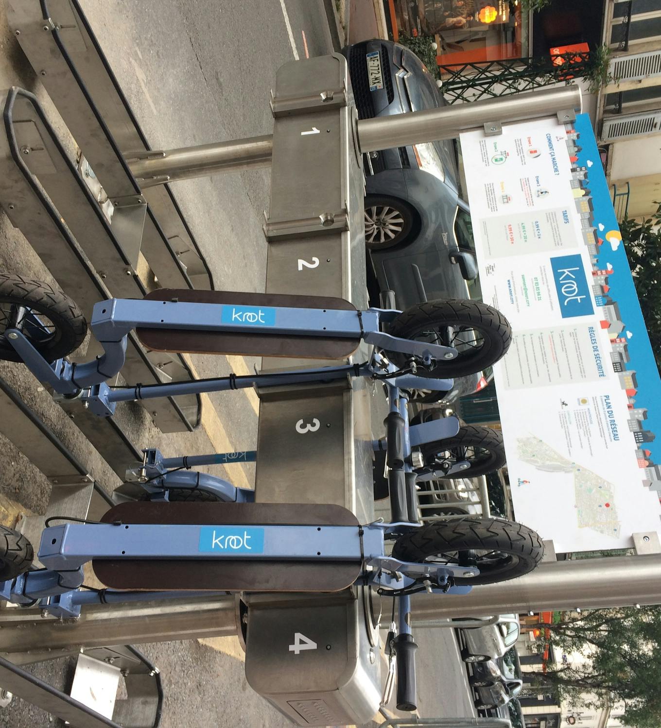 Trottinette en libre service : Knot