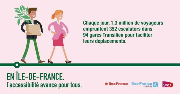 Communication Île-de-France Mobilités : en Île-de-France, l'accessibilité avance pour tous