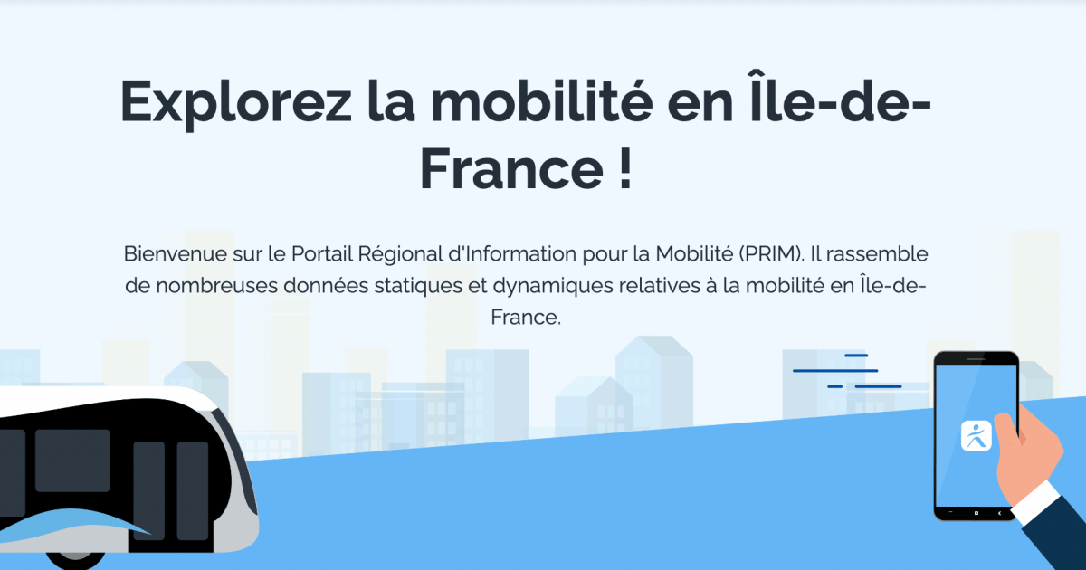 PRIM : Le Portail Régional d’Information pour la Mobilité