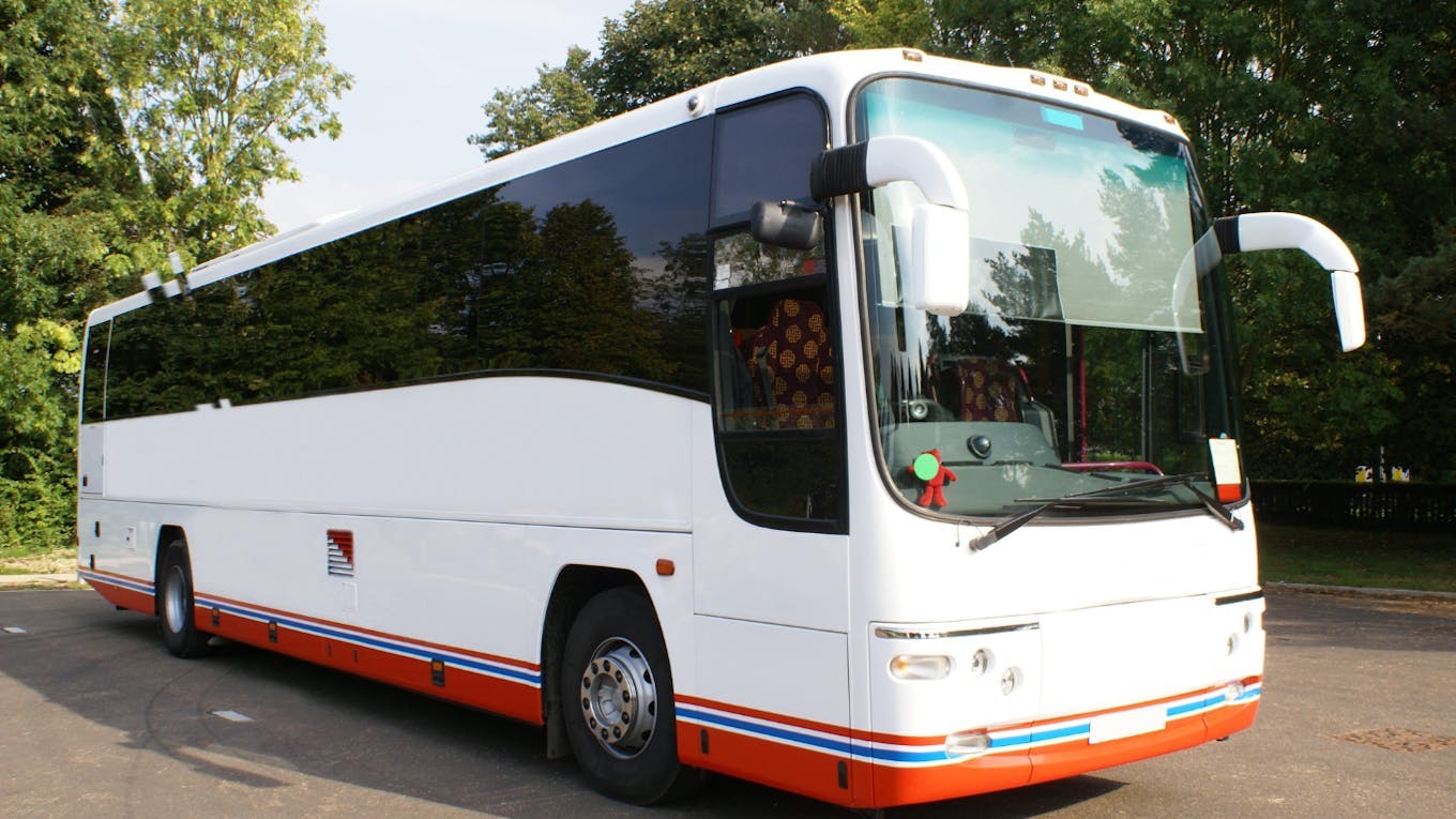 Photo showing a bus serving the special school routes