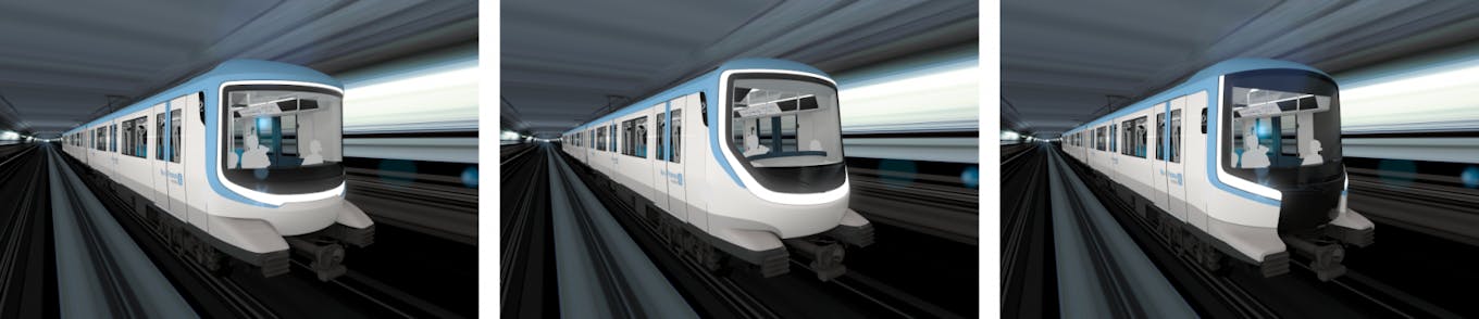 Enquête île-de-France mobilités : Proposition de 3 designs de métro à choisir pour la ligne 15, 16 et 17  