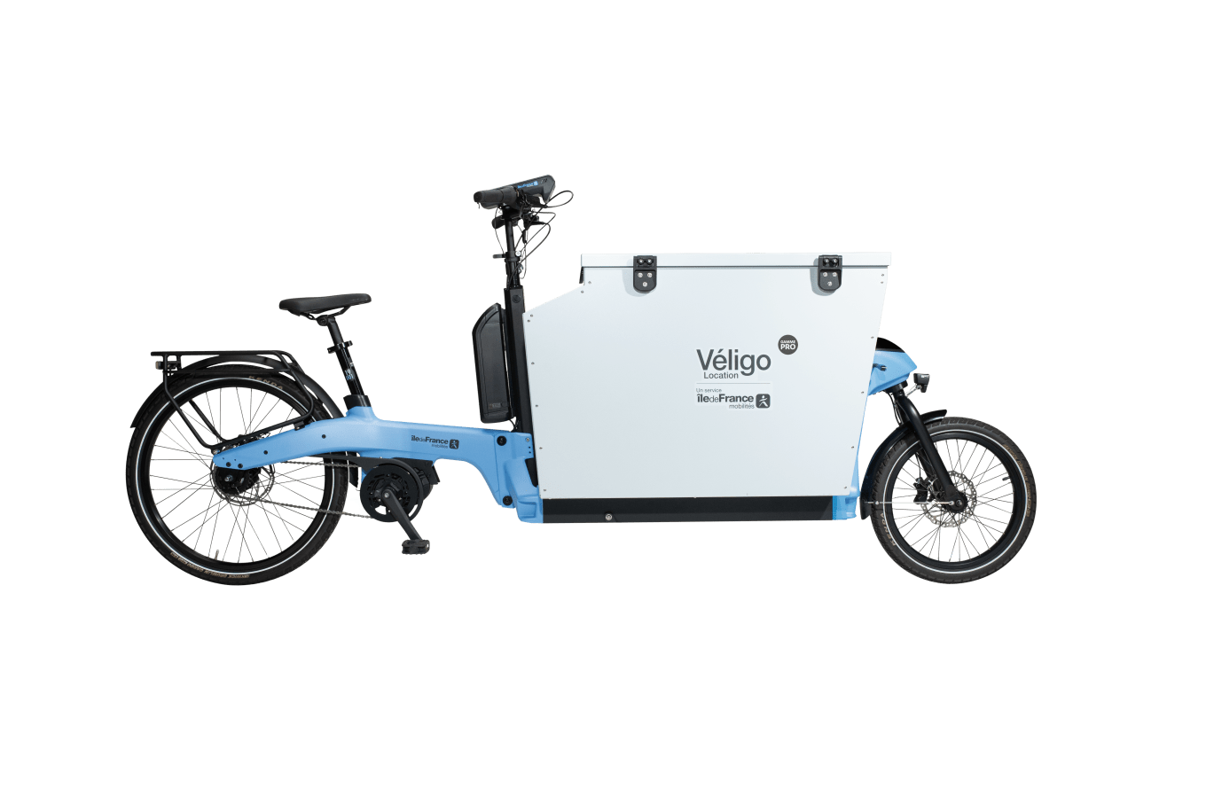 Vélo biporteur long professionnel de chez Véligo Location