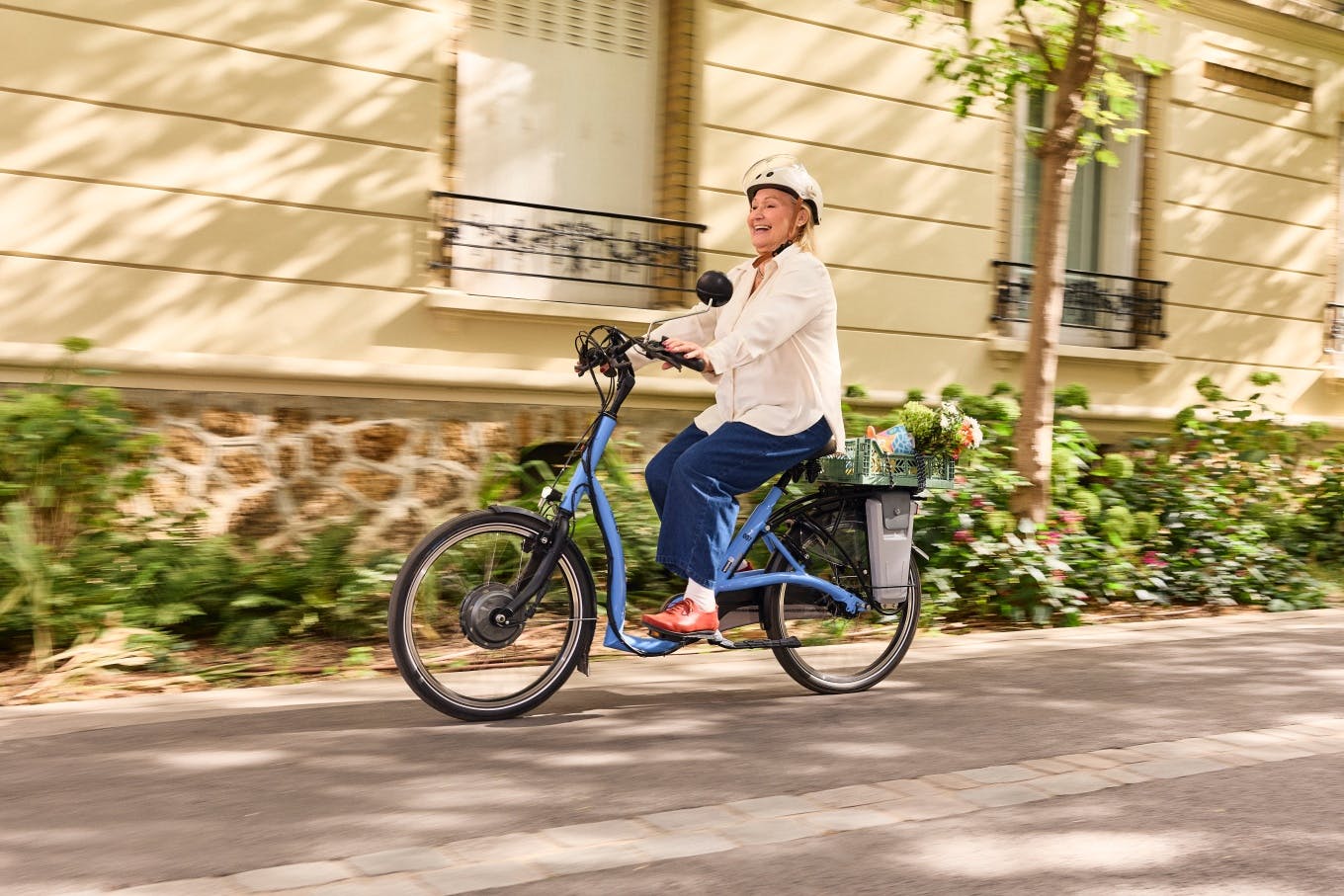 Le vélo à assistance électrique à assise basse de chez Véligo Location