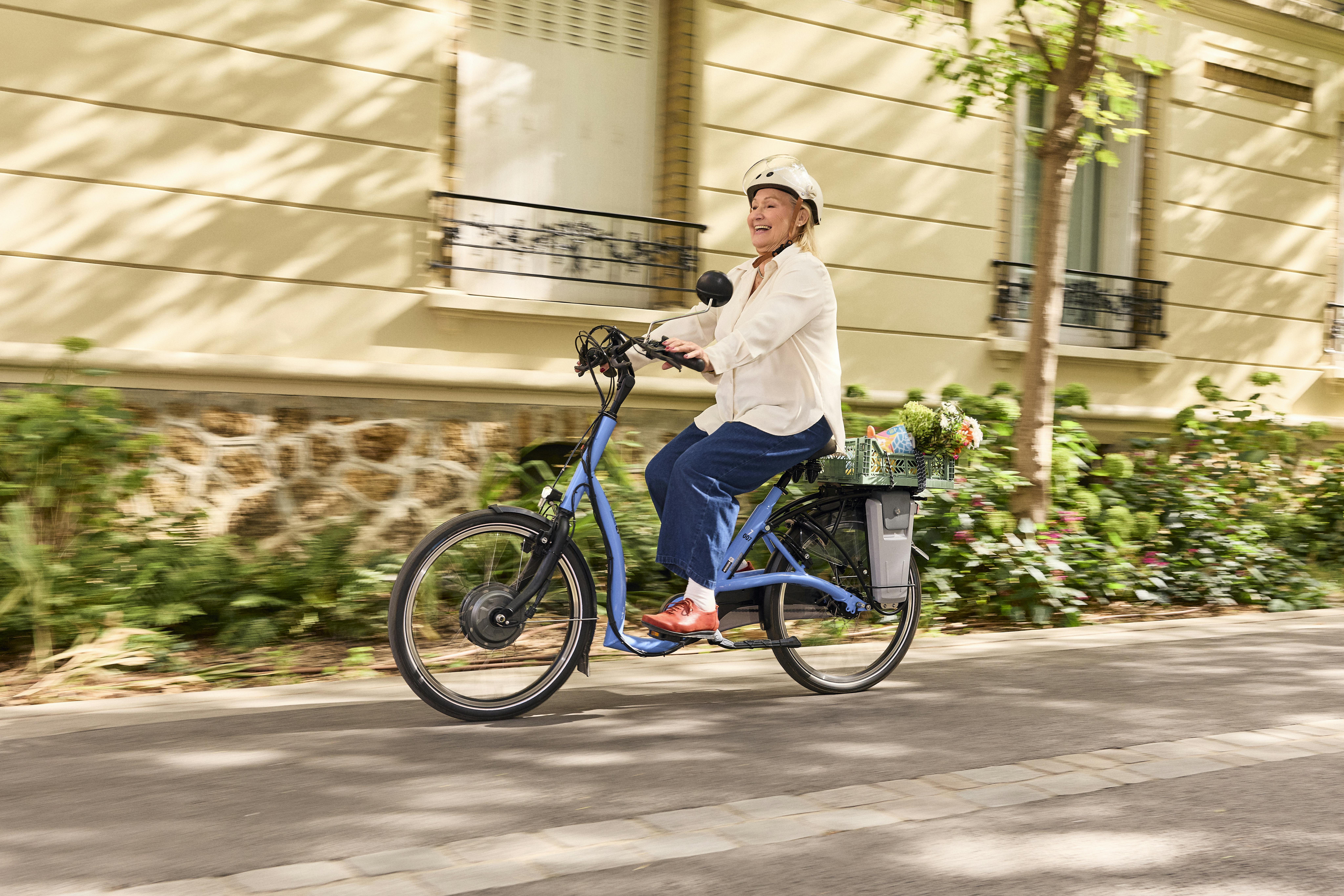 Una persona en su Véligo