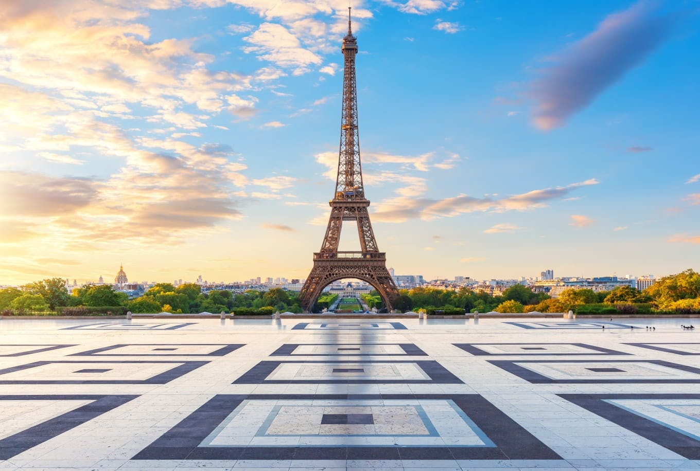 The Eiffel Tower seen from the Trocadero esplanade - © Anto Aleksenko