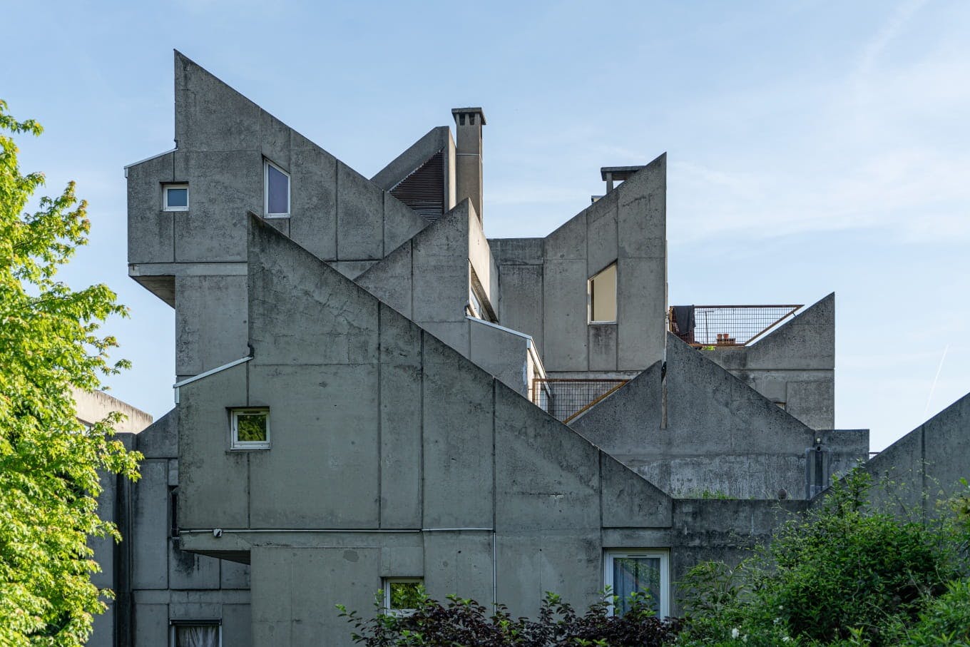 Autre vue du quartier de la Maladrerie à Aubervilliers