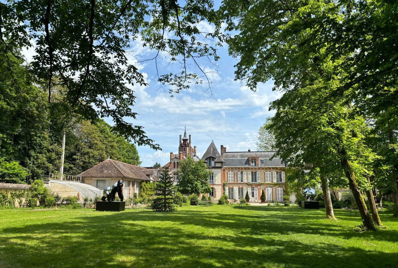 Les jardins du Château de By, atelier et lieu de vie de l'artiste Rosa Bonheur